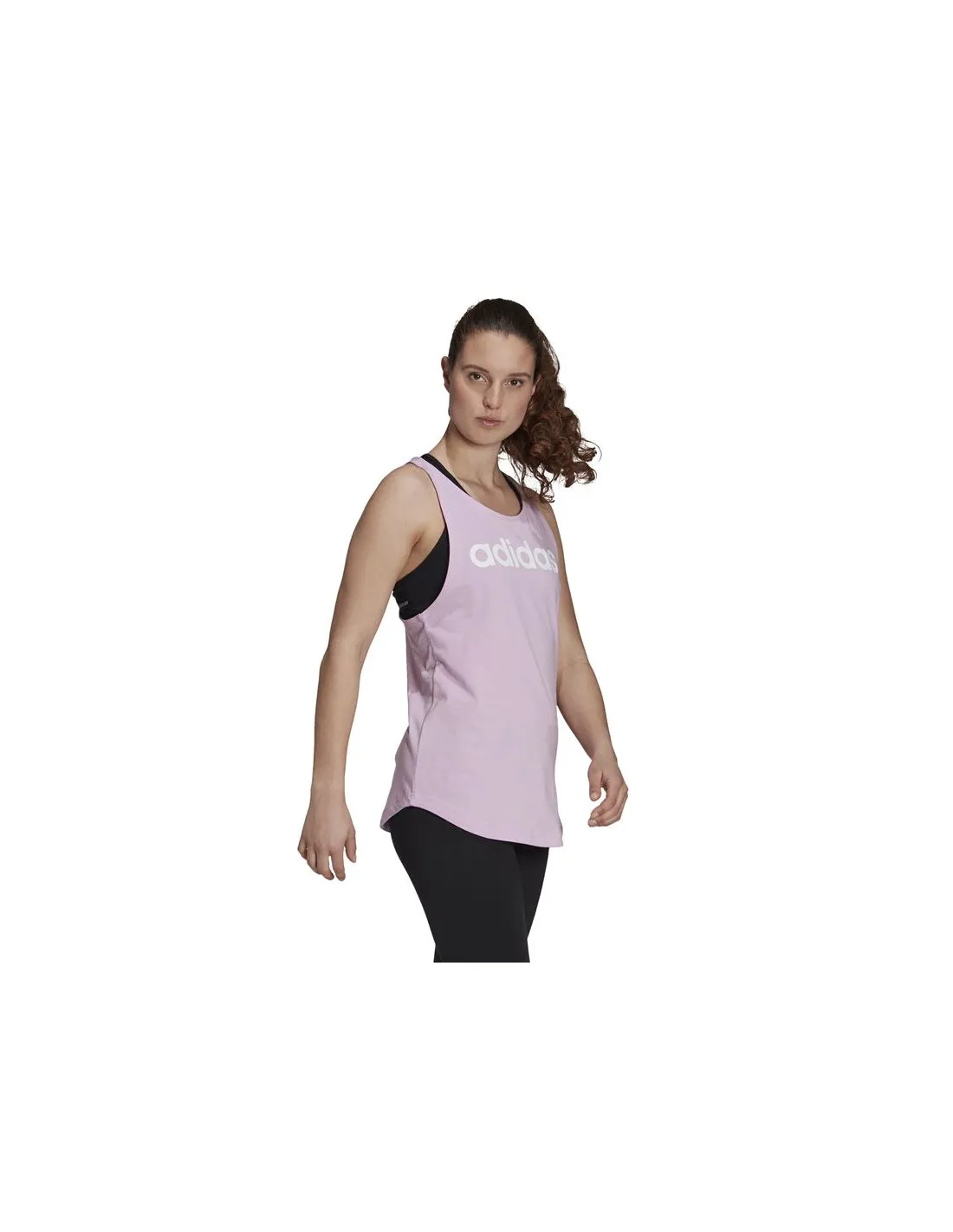 T-shirt adidas Essentials Logo Purple