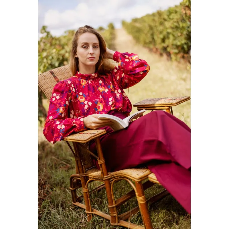 Tissu crêpe de viscose Love story