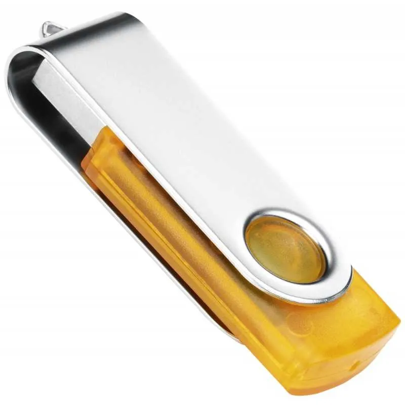 Transtech jaune 4G : Clé USB personnalisée | Objet publicitaire High-Tech