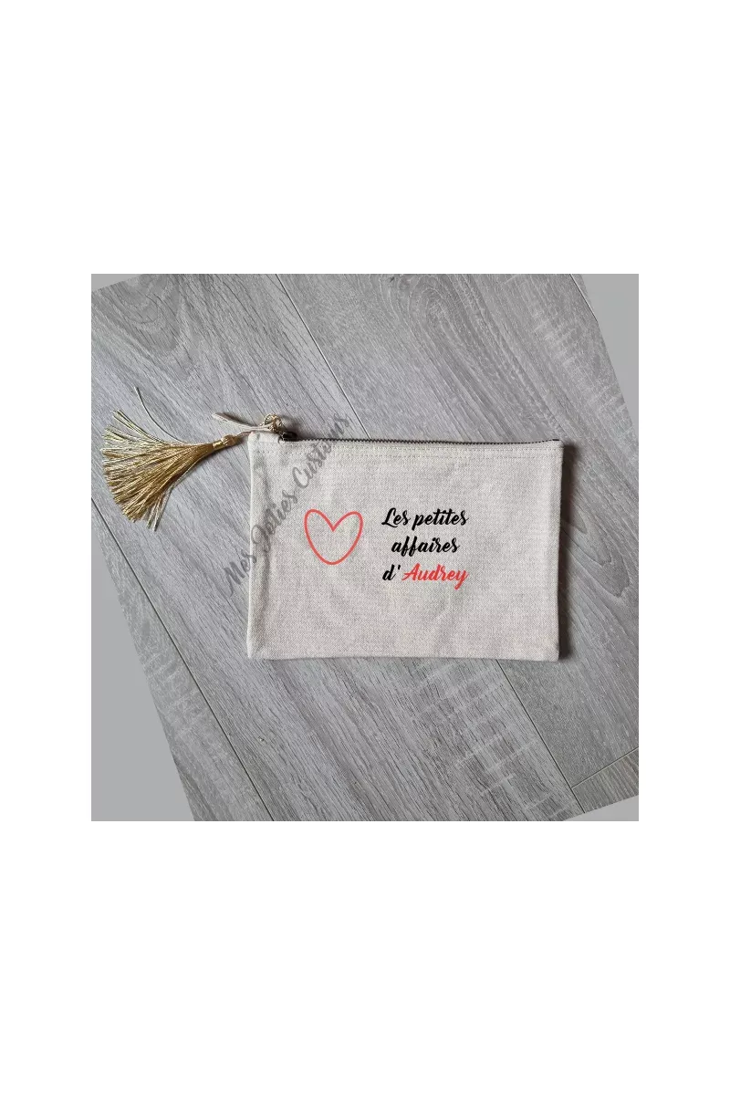Trousse pochette personnalisée