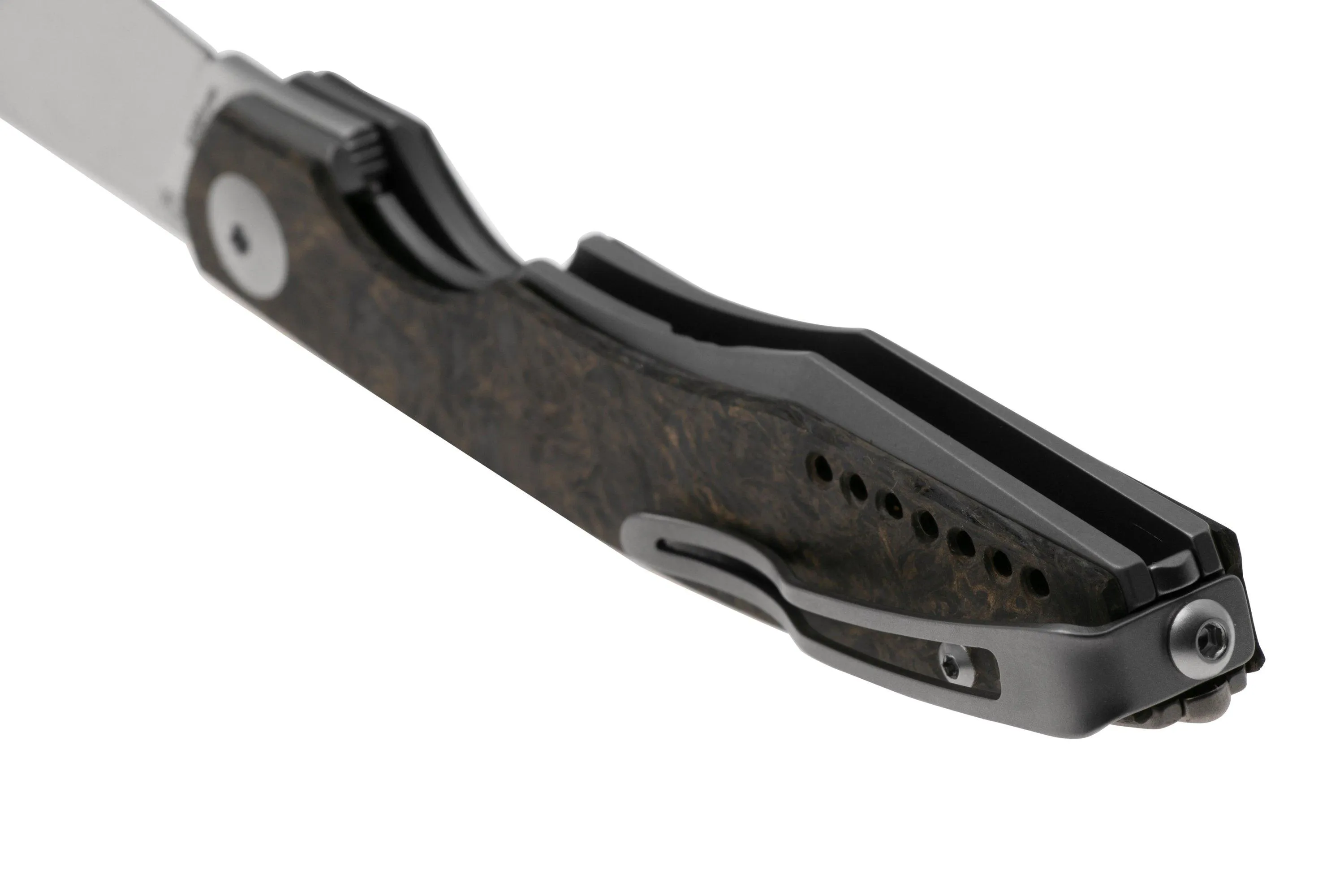 Viper Belone 5970TIFCG Dark Matter Gold Carbon Fiber, couteau de poche, Jesper Voxnaes design