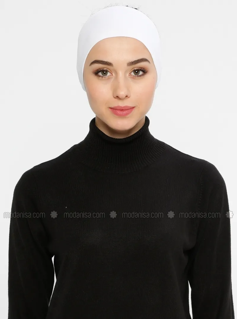 White - Viscose - Bonnet